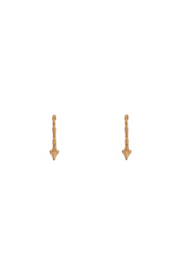 Versace safety pin earrings