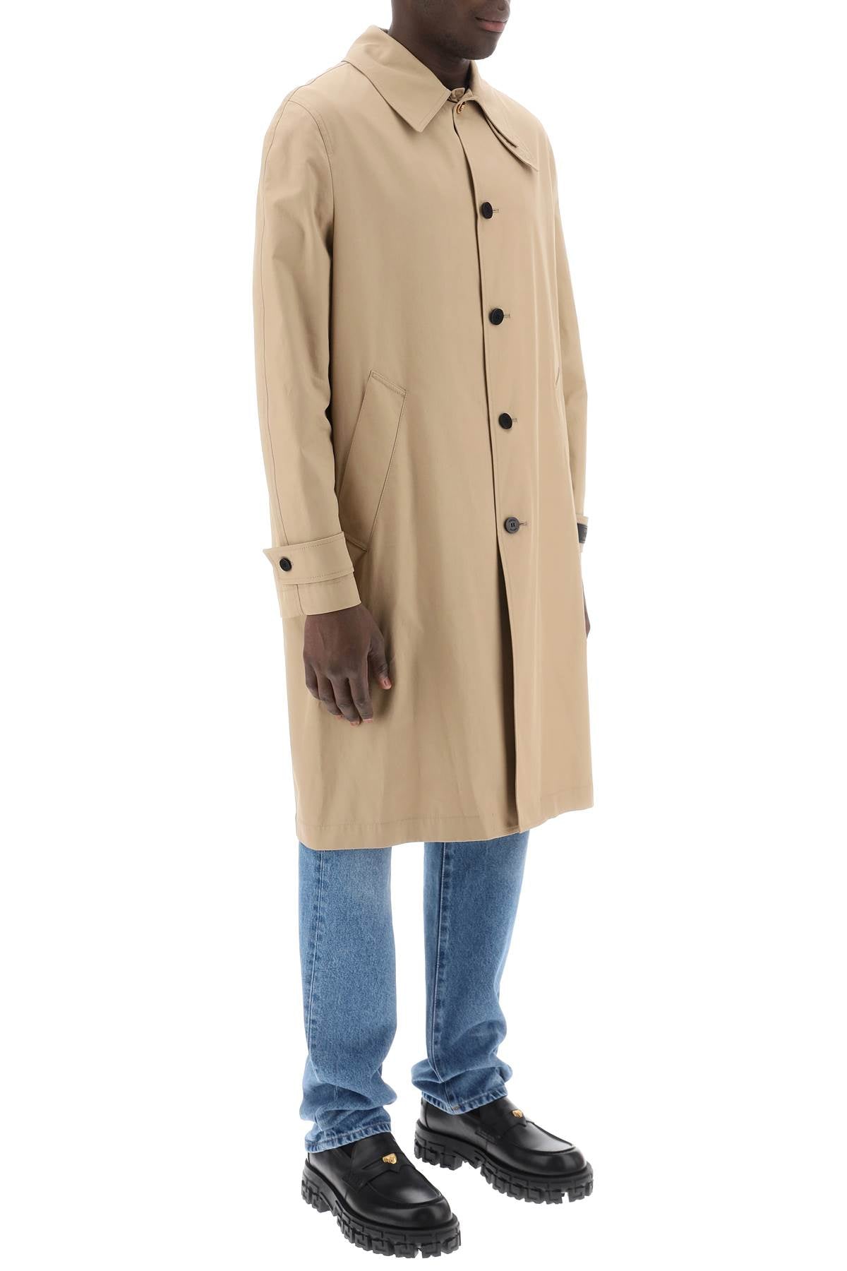 Versace "single-breasted waterproof coat with