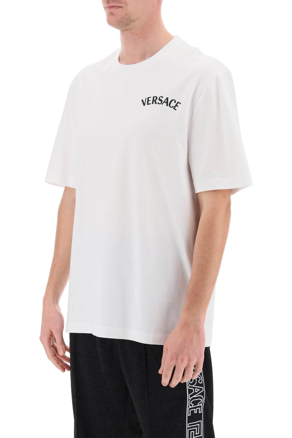 Versace milano stamp crew-neck t-shirt