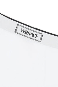 Versace ribbed briefs with '90s logo