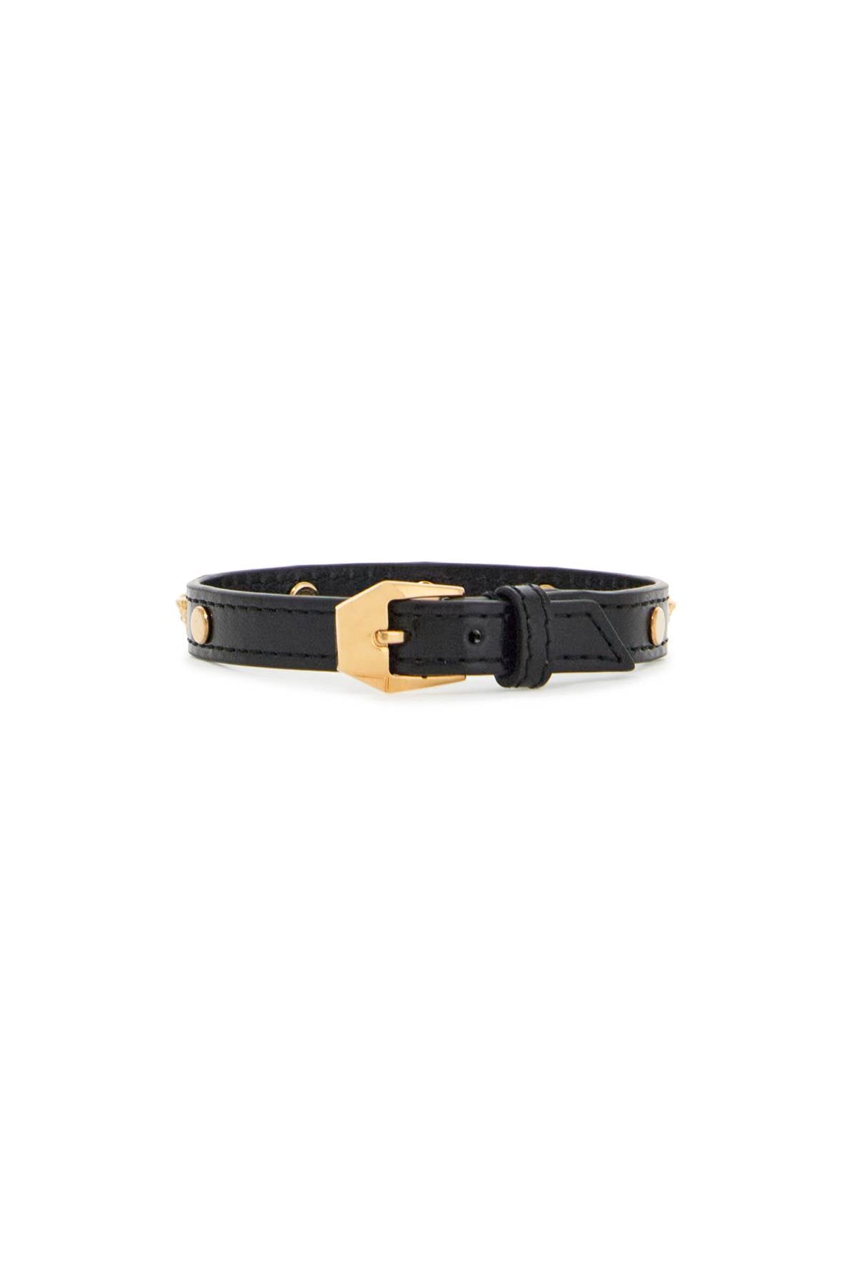 Versace medusa leather bracelet