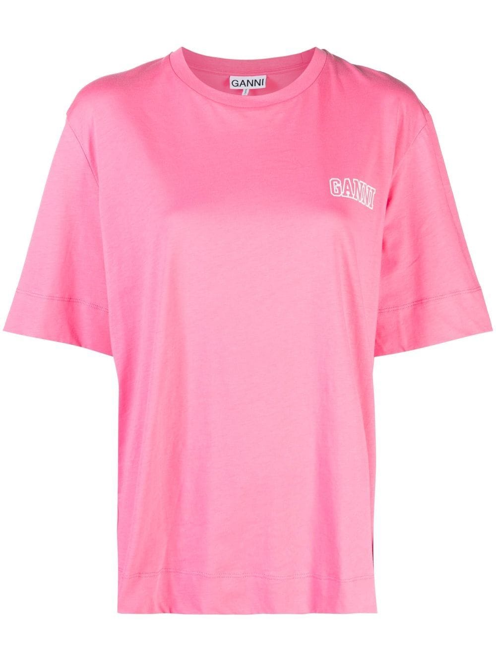 GANNI T-shirts and Polos Pink