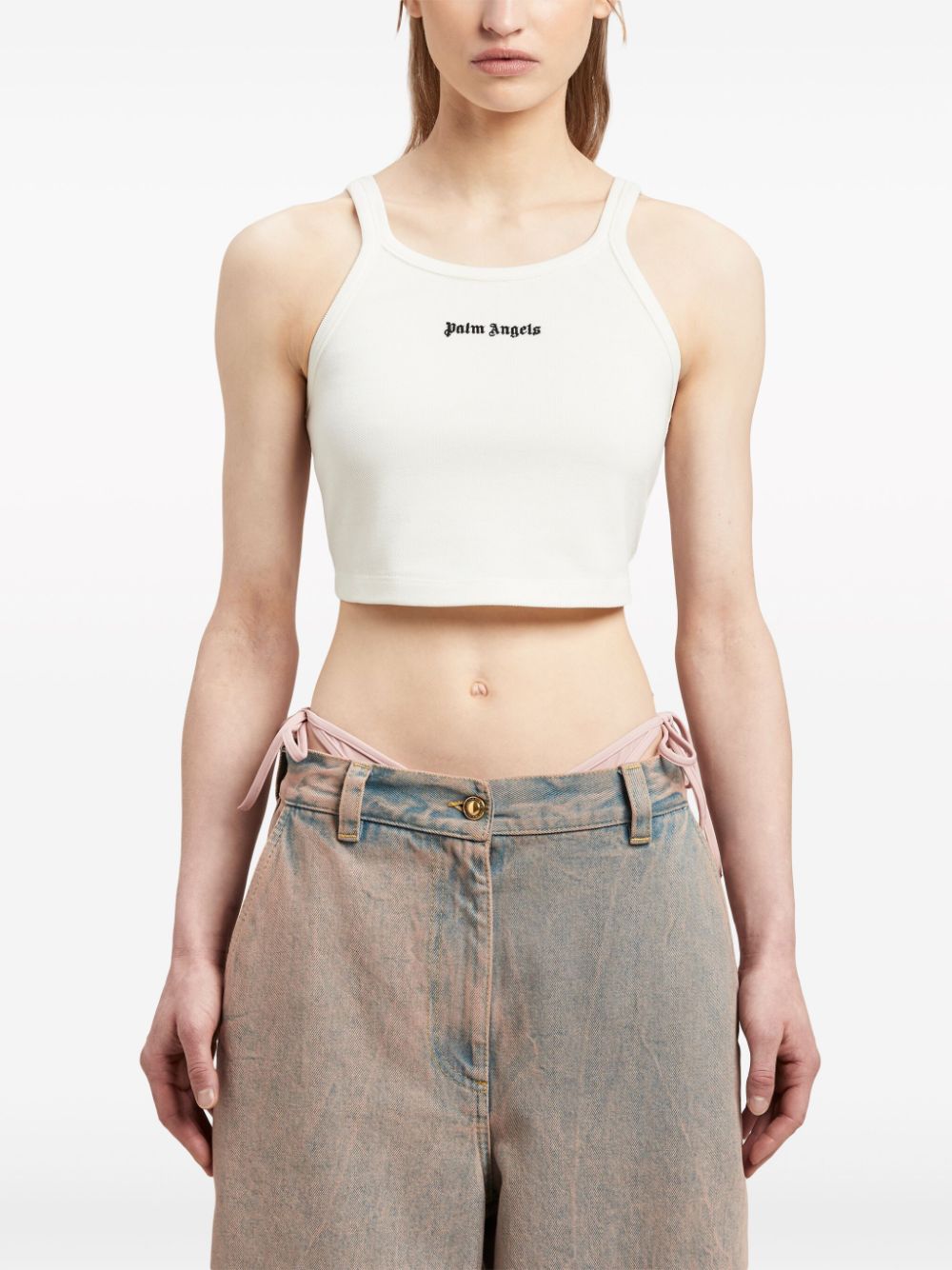 Palm Angels Top White