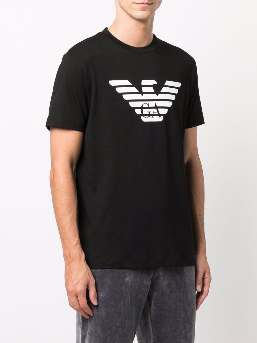 Emporio Armani T-shirts and Polos Black