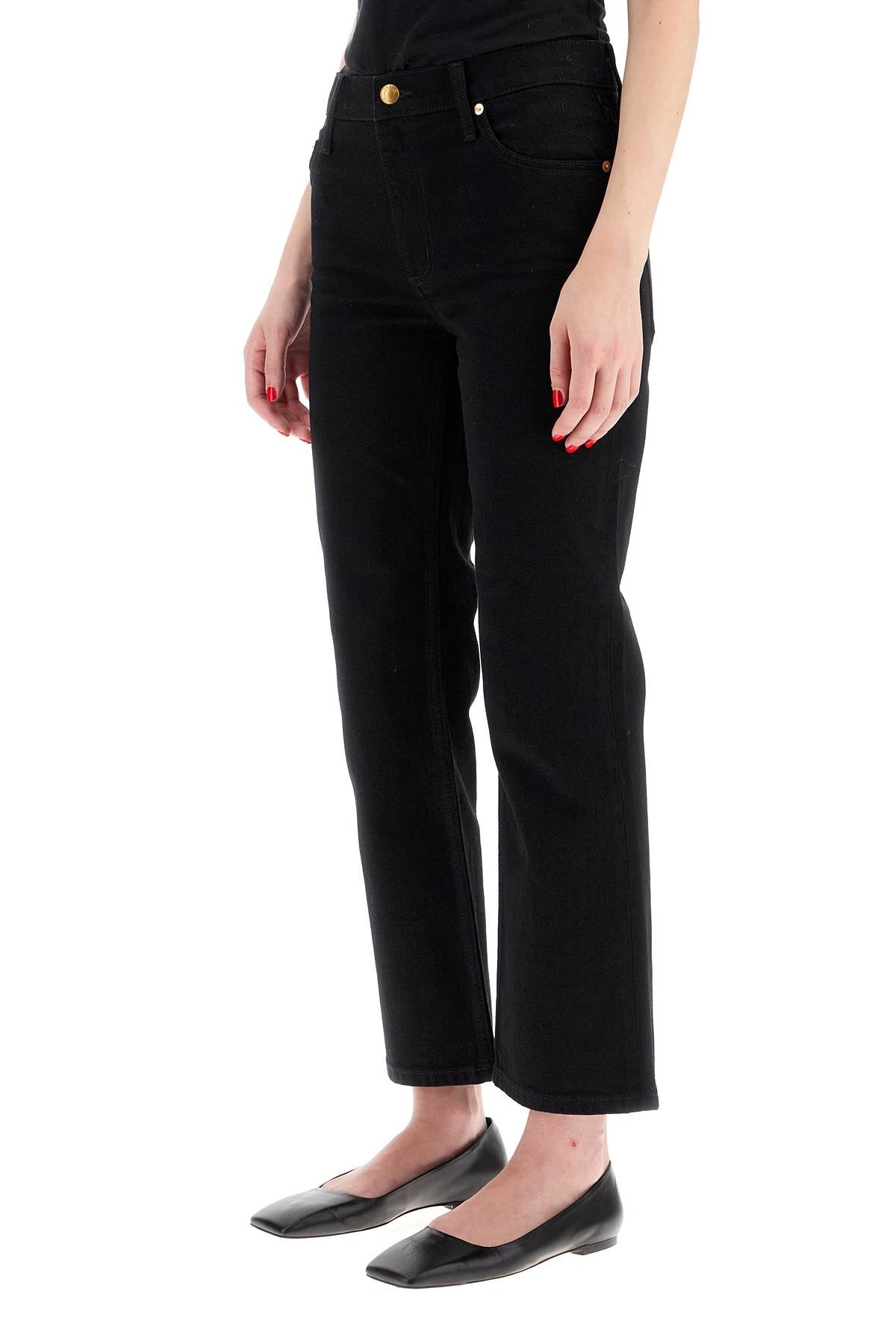 Tory Burch low-waisted kick flare jeans