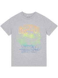 GANNI T-shirts and Polos Grey