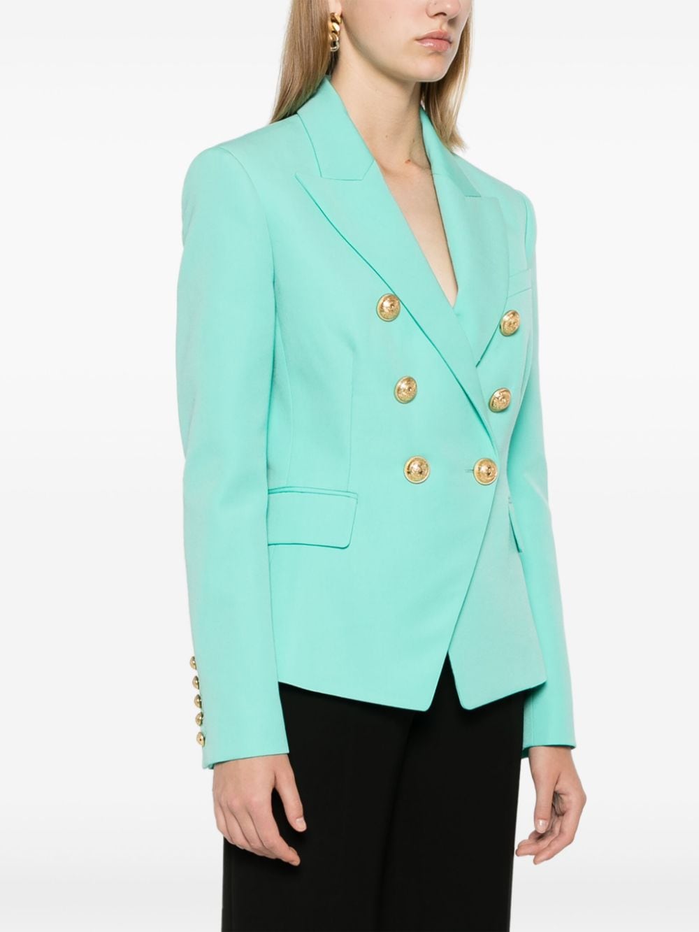 Balmain Jackets Green