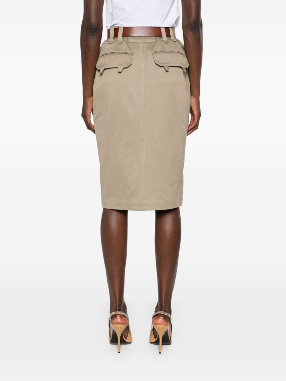 Saint Laurent  Skirts Beige