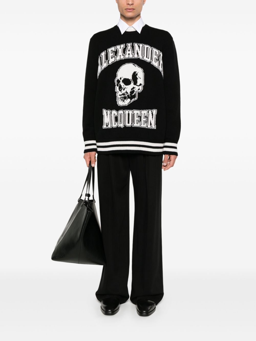 Alexander McQueen Sweaters Black