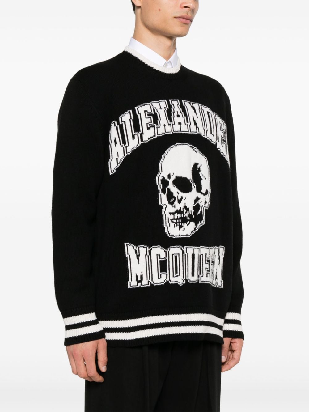 Alexander McQueen Sweaters Black