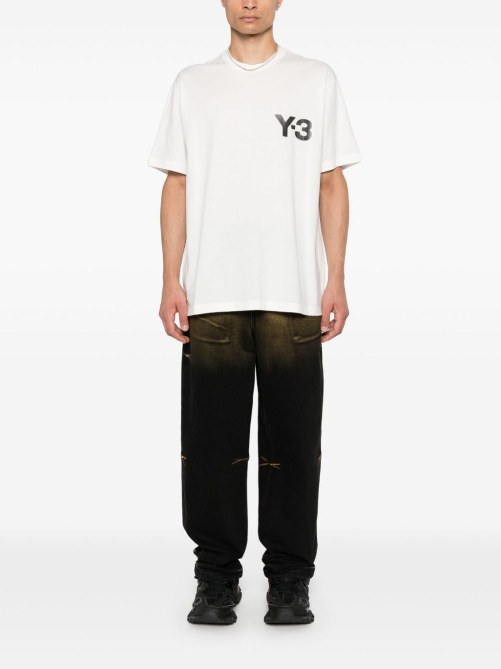 Y-3 T-shirts and Polos White