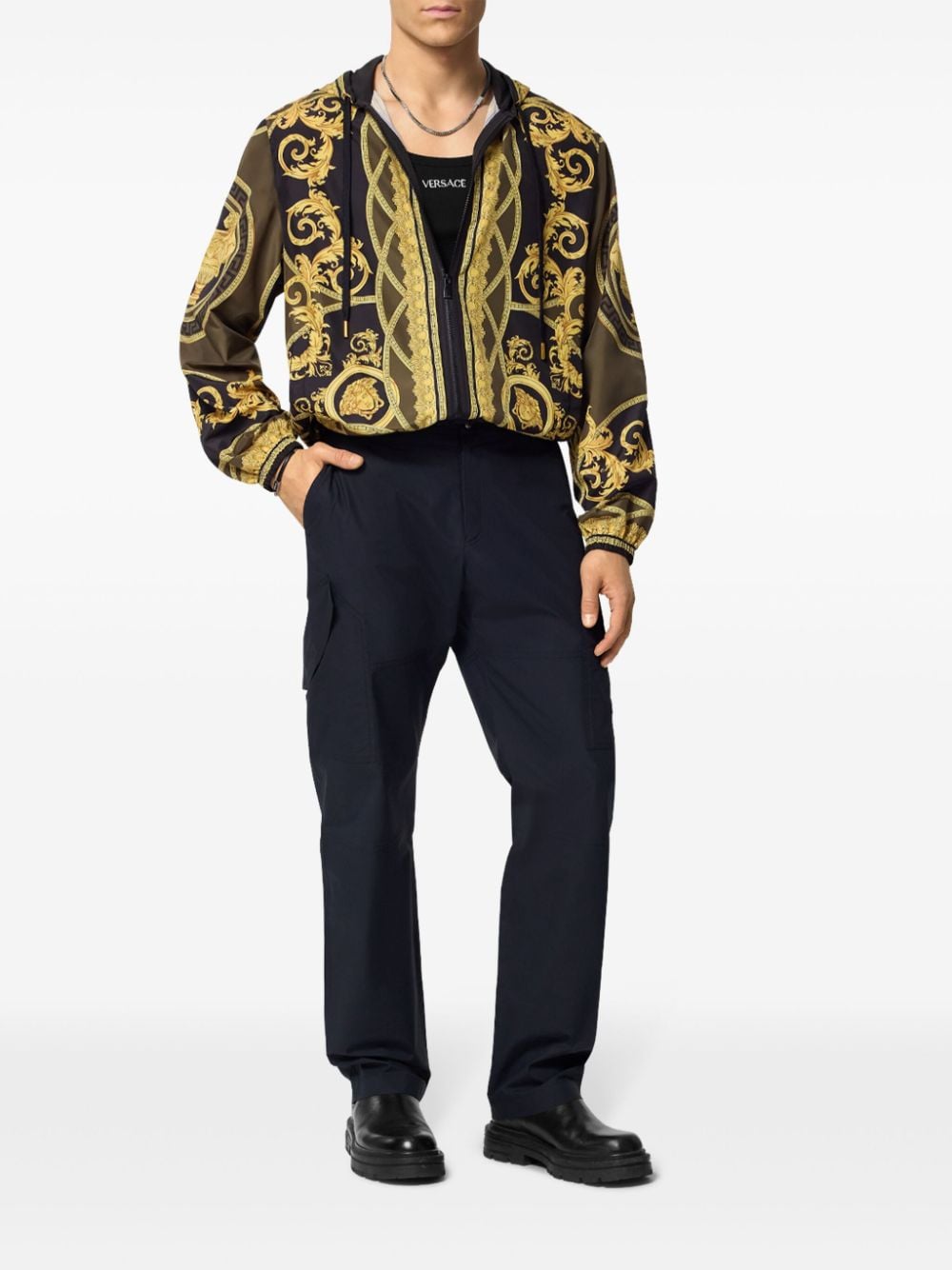 Versace Coats Golden