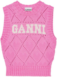 GANNI Sweaters Pink