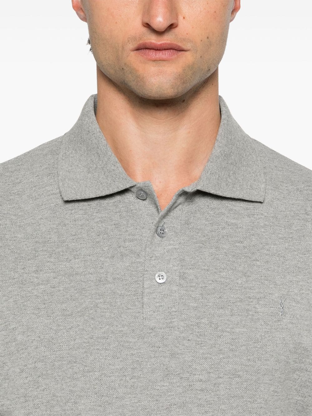 Saint Laurent  T-shirts and Polos Grey