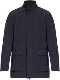 EMPORIO ARMANI CAPSULE Coats Blue