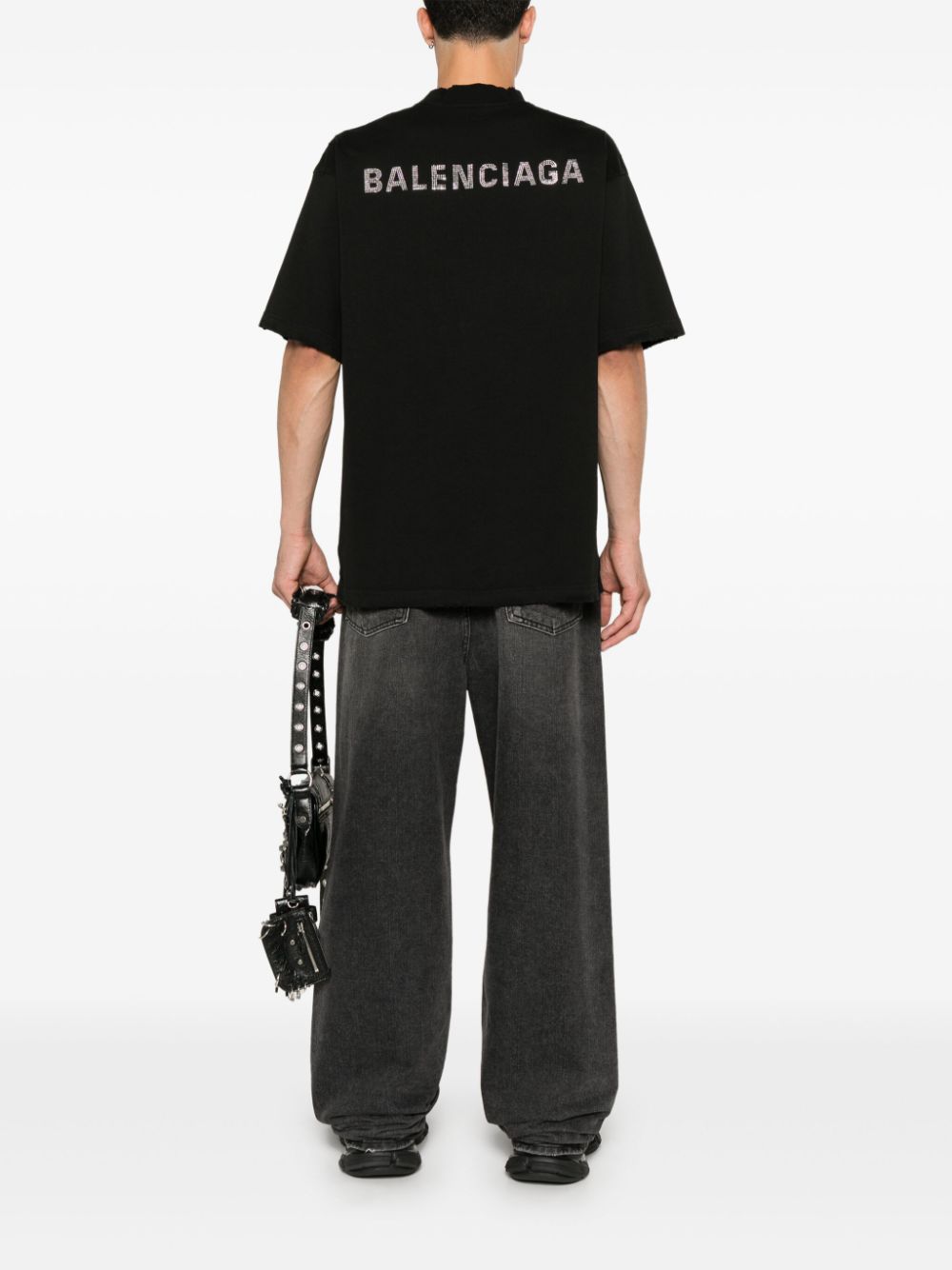 Balenciaga T-shirts and Polos Black