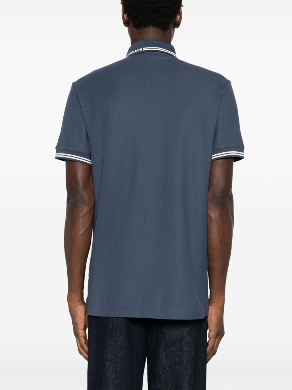 Emporio Armani T-shirts and Polos Clear Blue