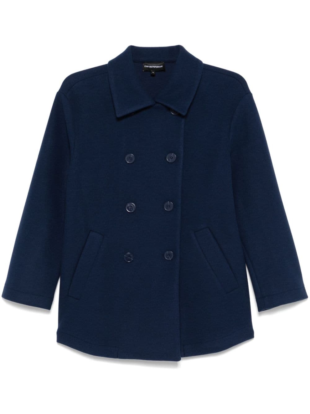 Emporio Armani Coats Blue