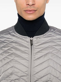 Emporio Armani Coats Light Grey