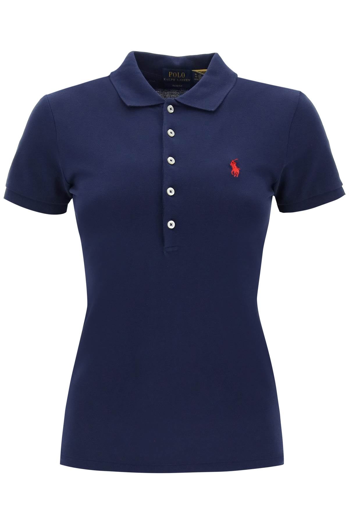 Polo Ralph Lauren julie slim fit five button polo shirt