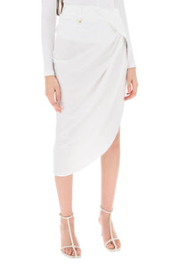 Jacquemus la jupe saudade asymmetric skirt