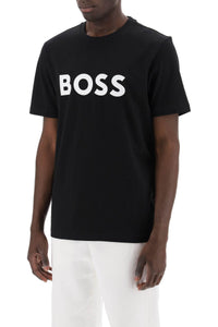 Boss tiburt 354 logo print t-shirt