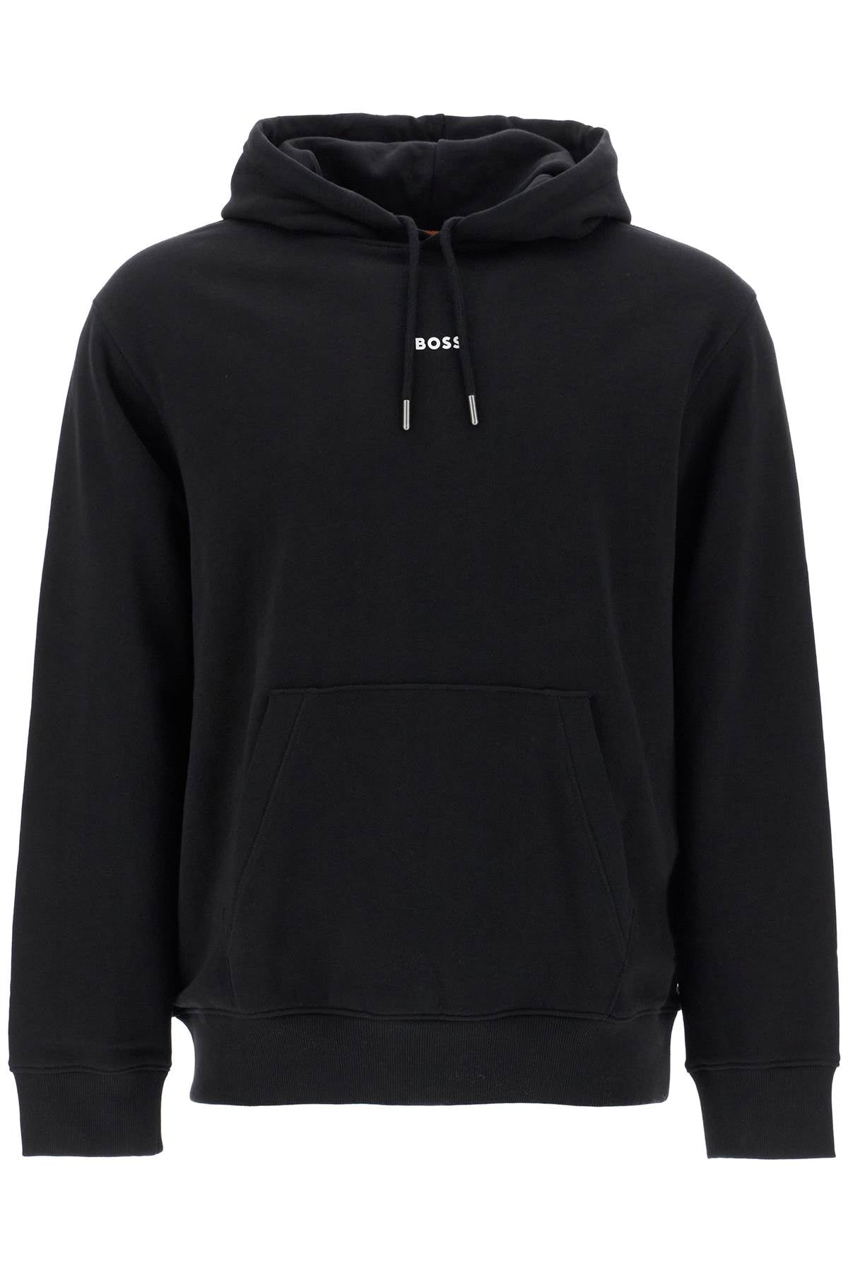 Boss hooded sweatshirt with graphic print