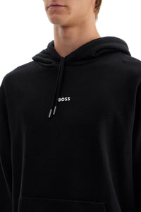 Boss hooded sweatshirt with graphic print