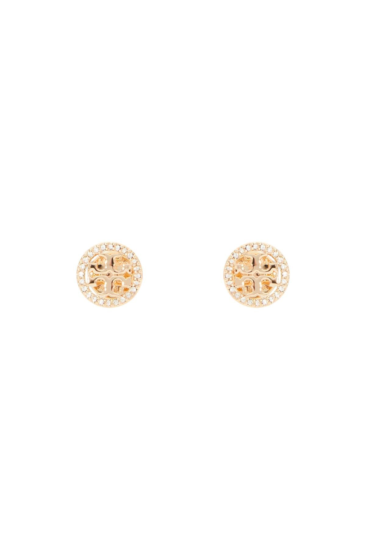 Tory Burch miller pavé stud earrings