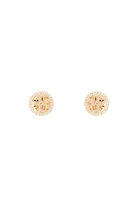 Tory Burch miller pavé stud earrings