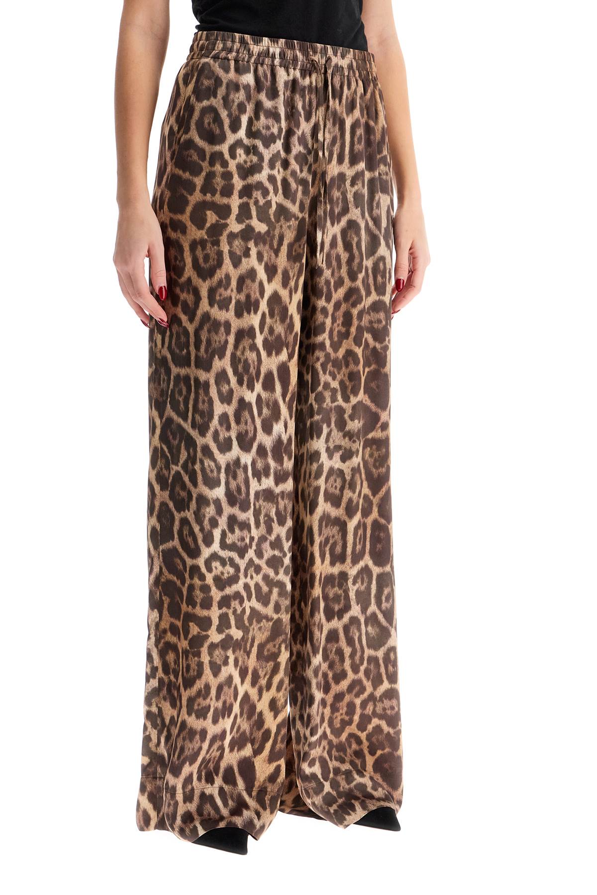 Stella McCartney animal print pajama style pants