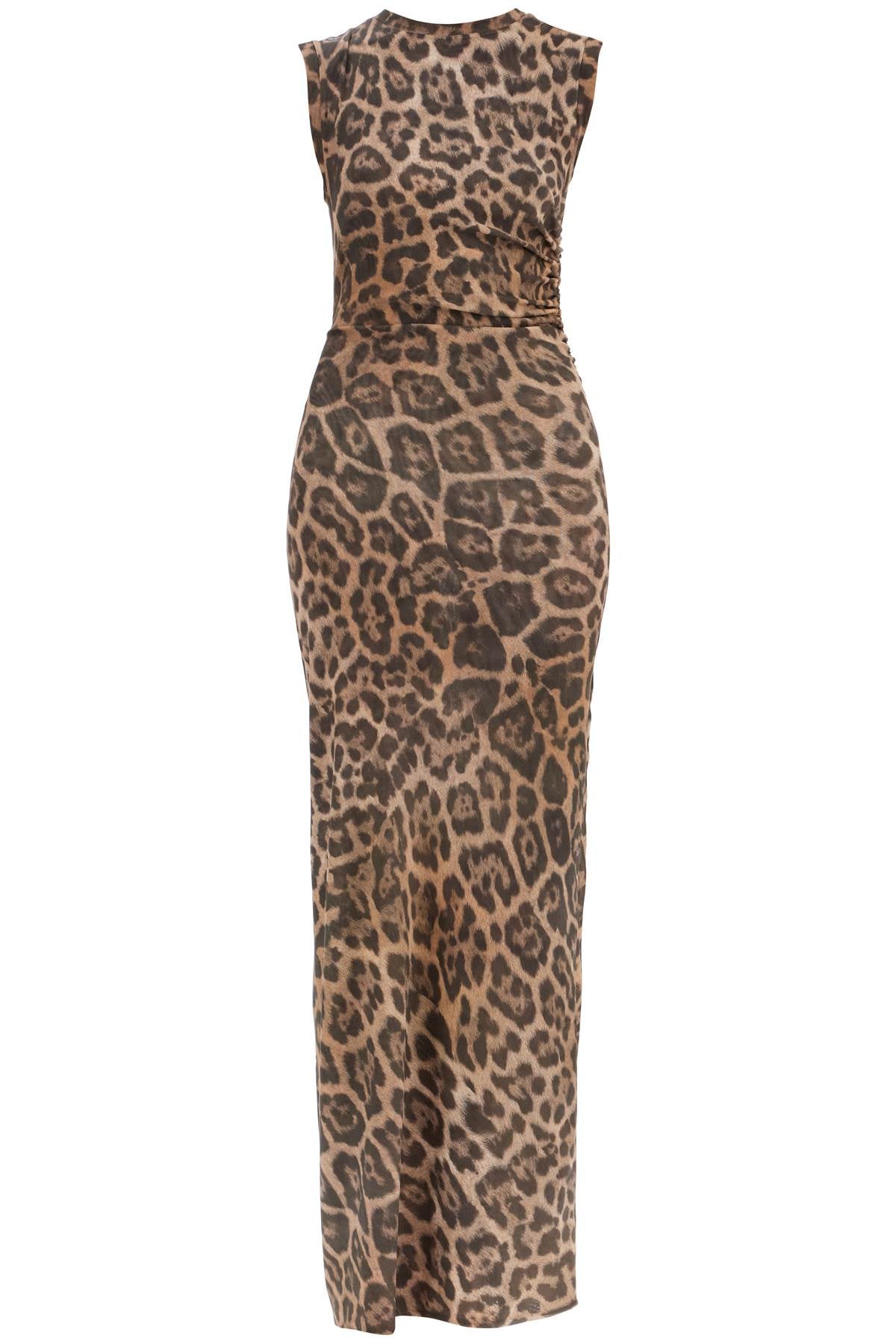 Stella McCartney "animal print sleeveless maxi dress in