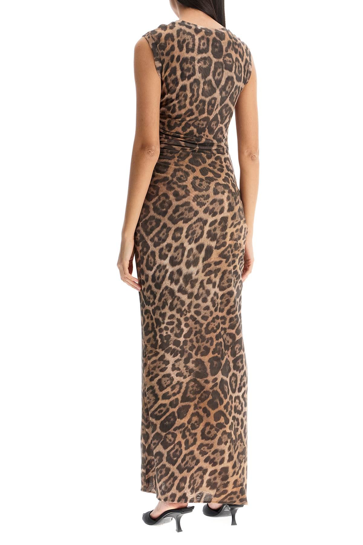 Stella McCartney "animal print sleeveless maxi dress in