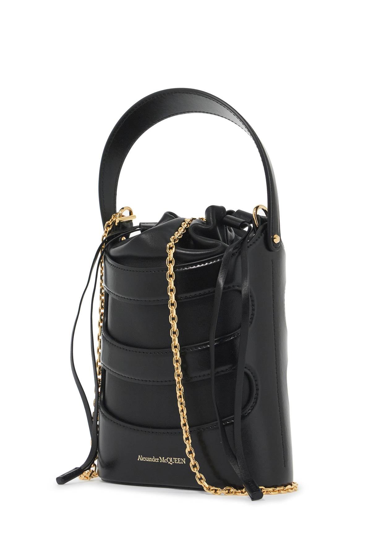 Alexander Mcqueen mini bucket bag by the rise