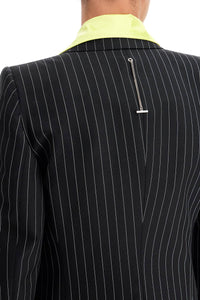 Alexander Mcqueen "striped jacket with voluminous