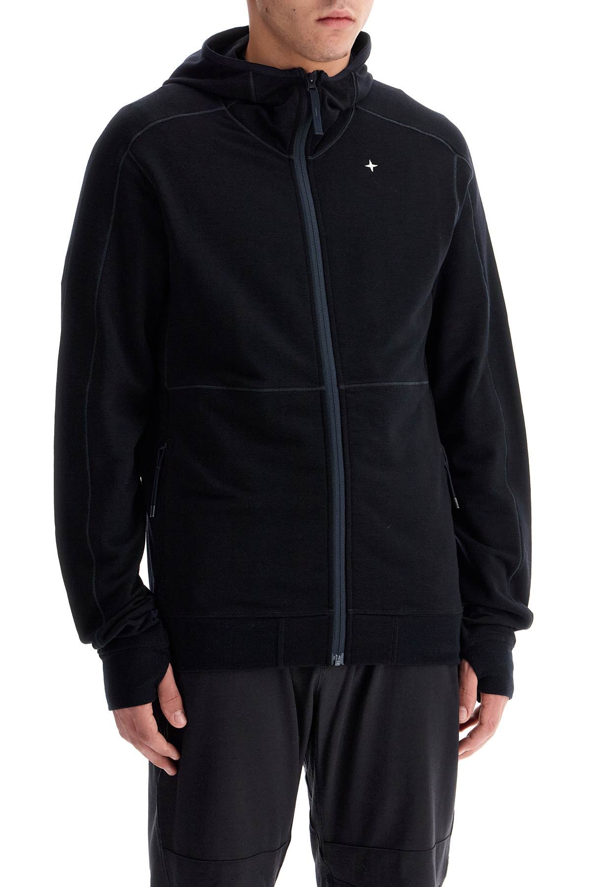 Stone Island "stellina zip-up hoodie with