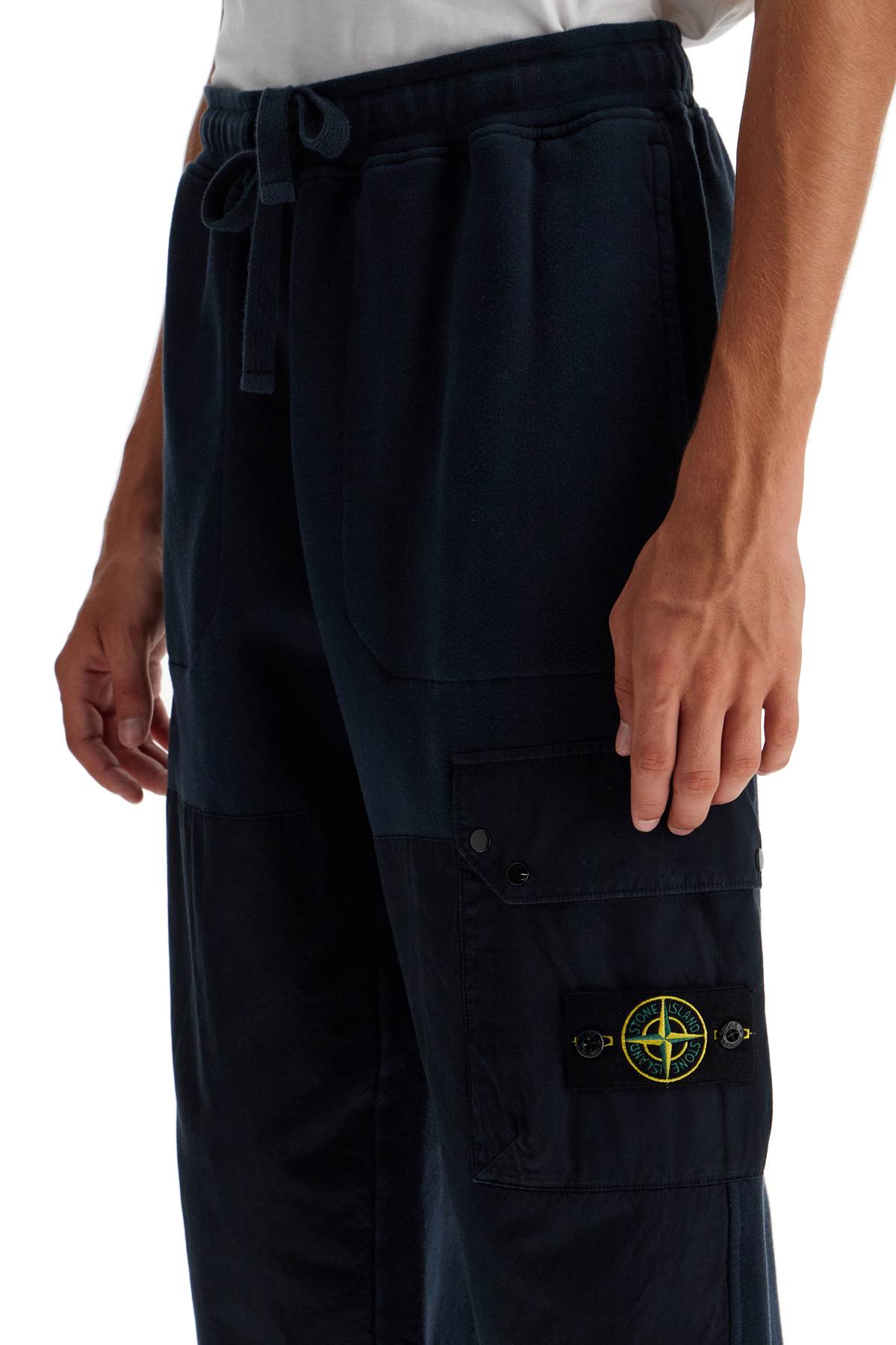 Stone Island joggers with gabardine