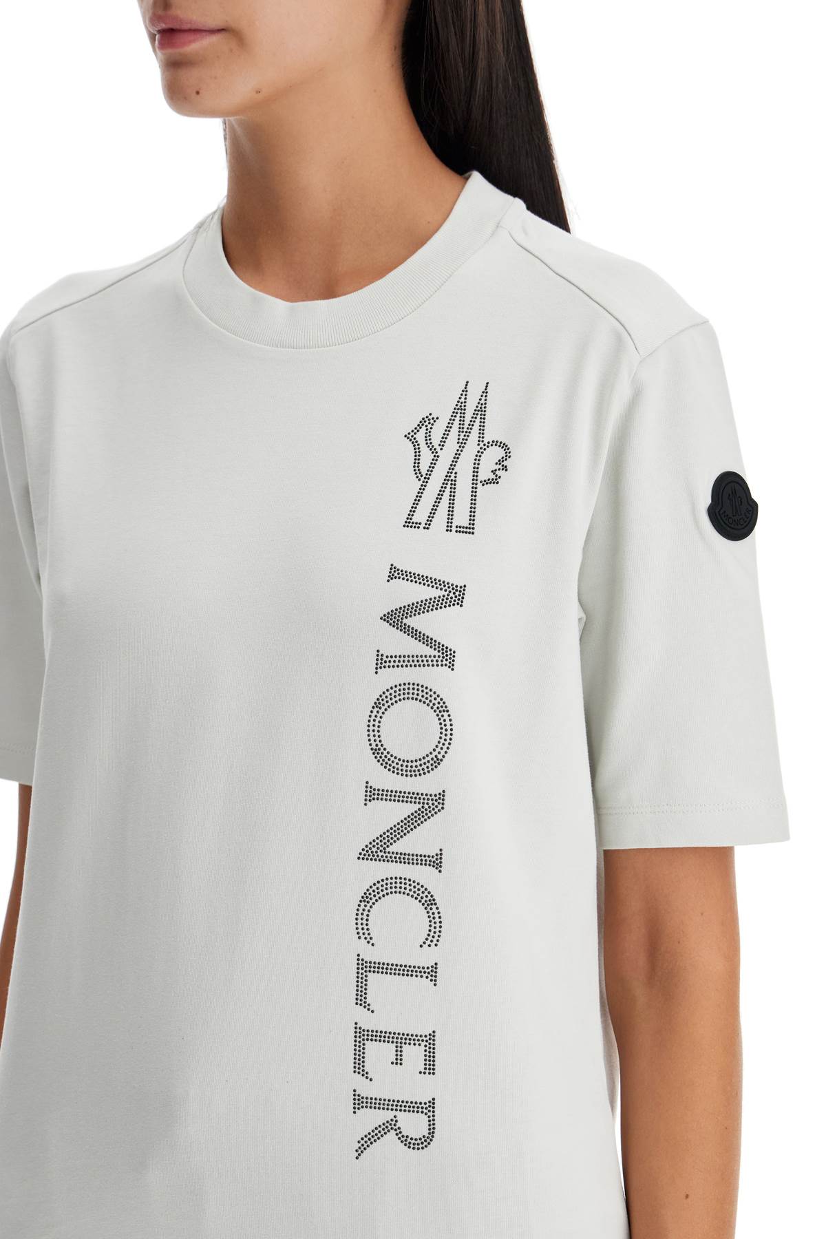 Moncler textured logo t-shirt