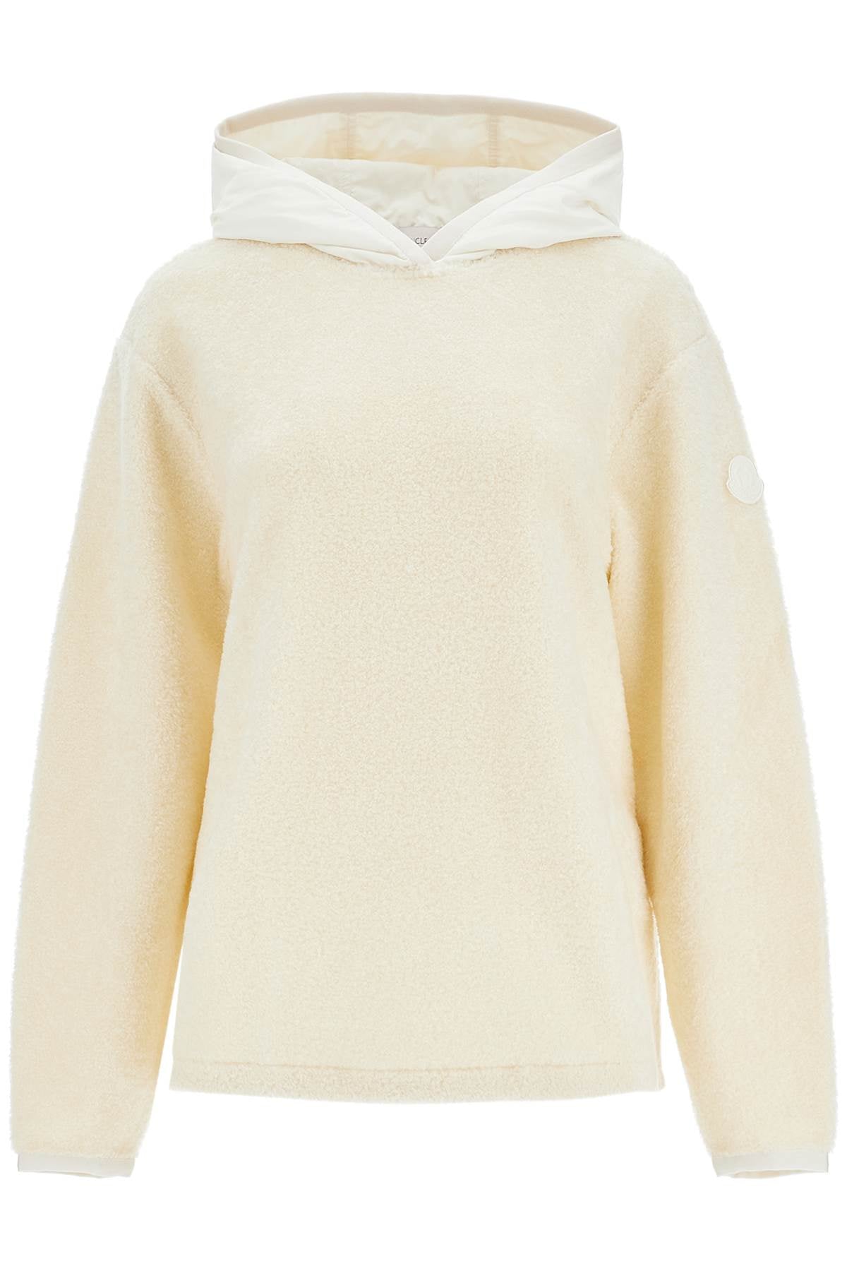 Moncler teddy effect sweatshirt