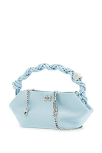 Ganni mini bou satin handbag