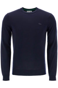 Lacoste wool crewneck pullover