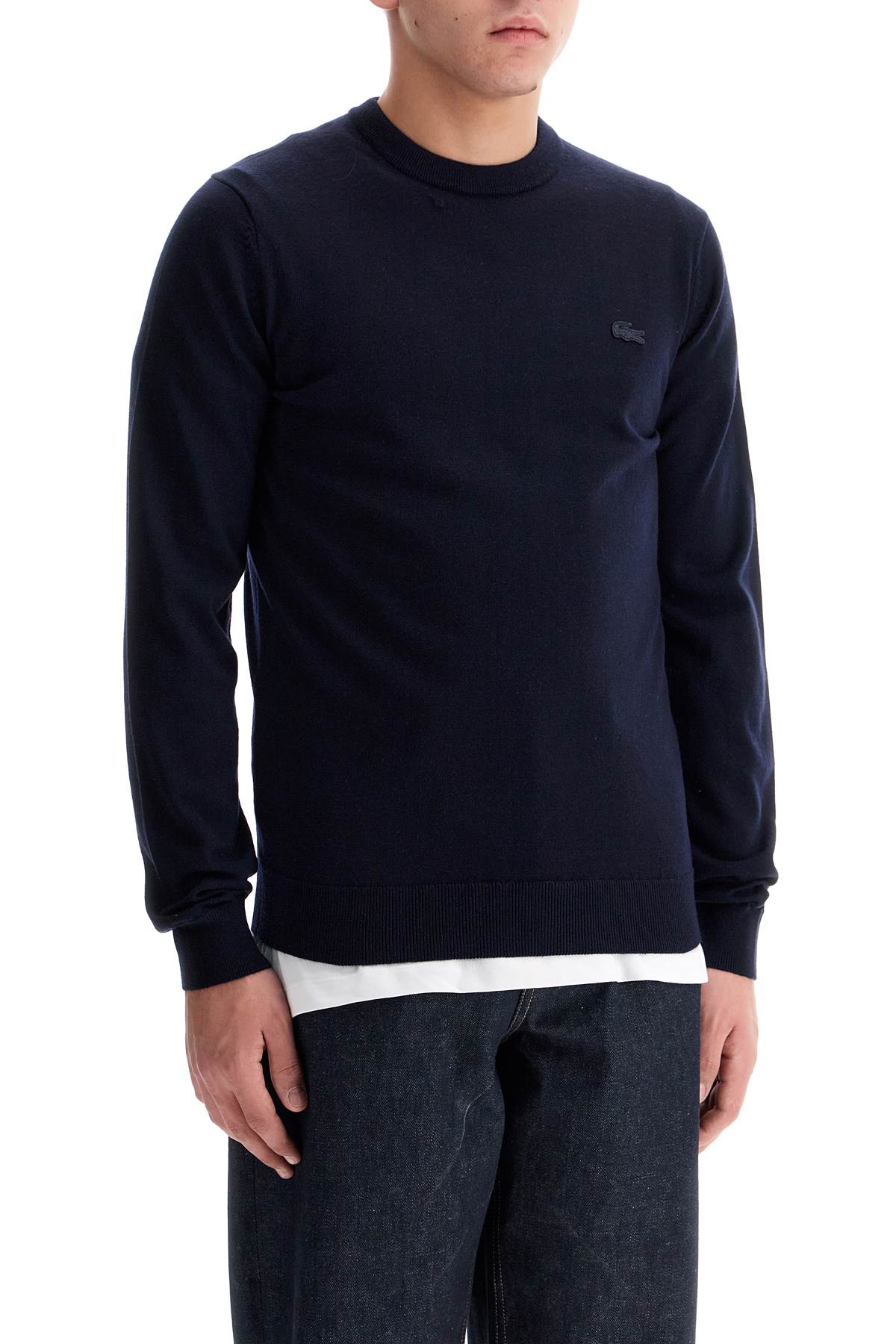 Lacoste wool crewneck pullover