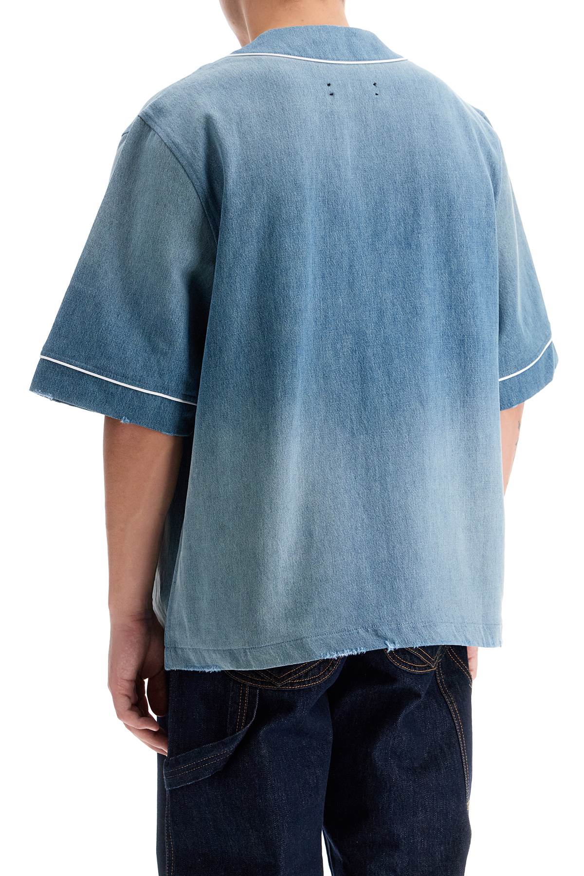 Amiri sunfaded baseball shirt