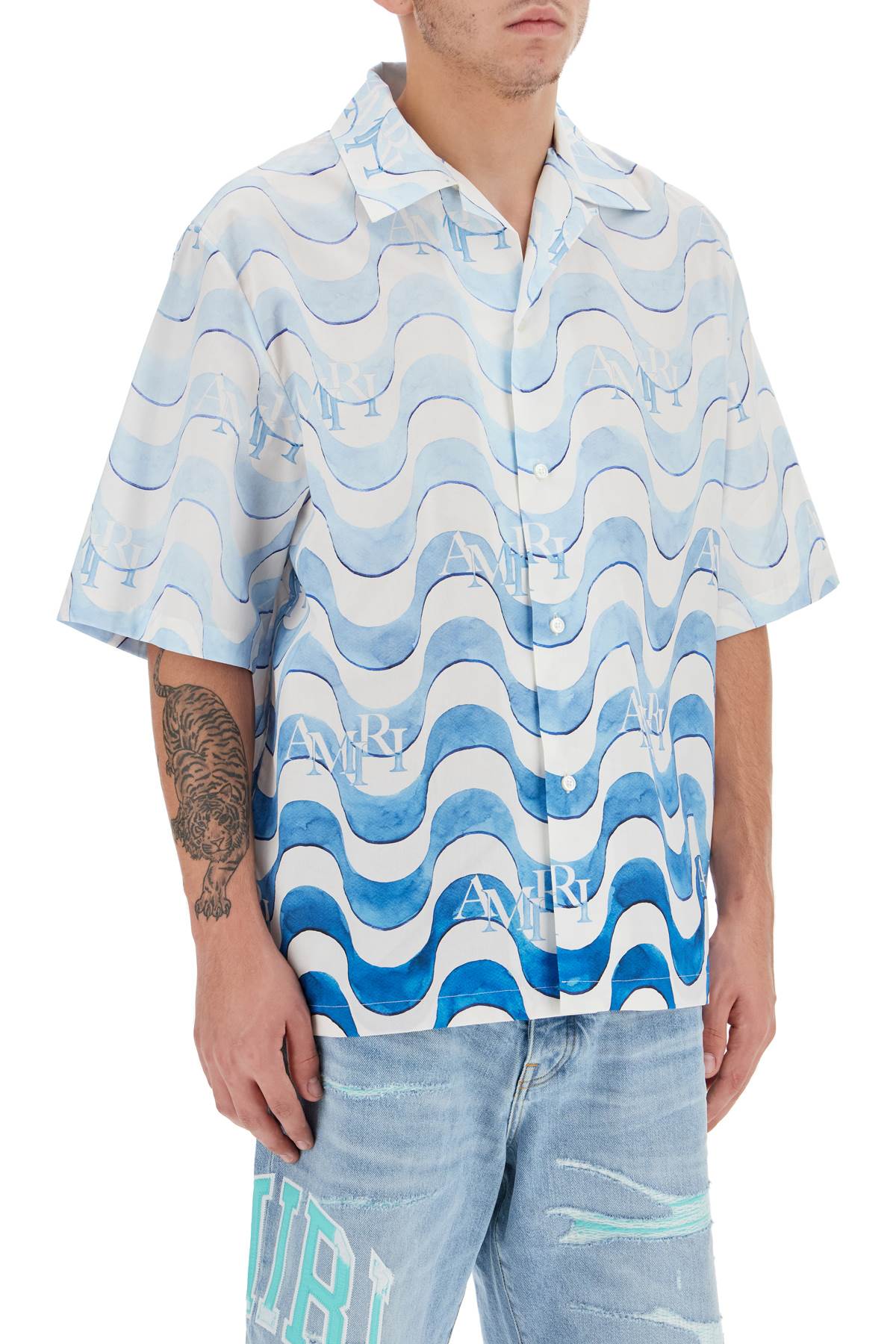 Amiri printed cotton shirt