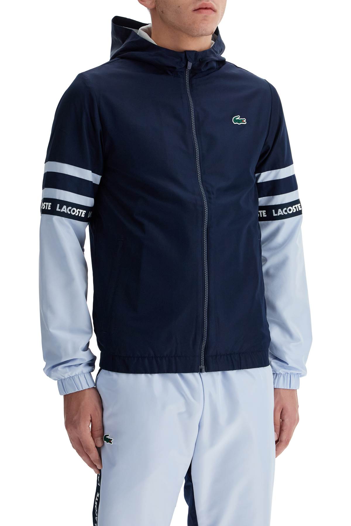 Lacoste sporty jacket with contrasting sleeves