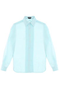 Tom Ford silk shirt with plastron