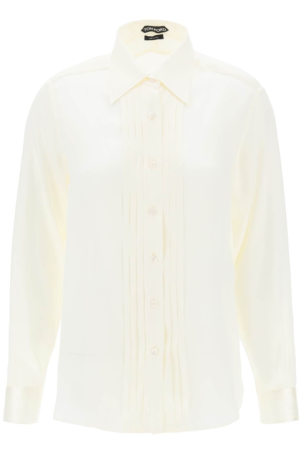 Tom Ford silk charmeuse blouse shirt