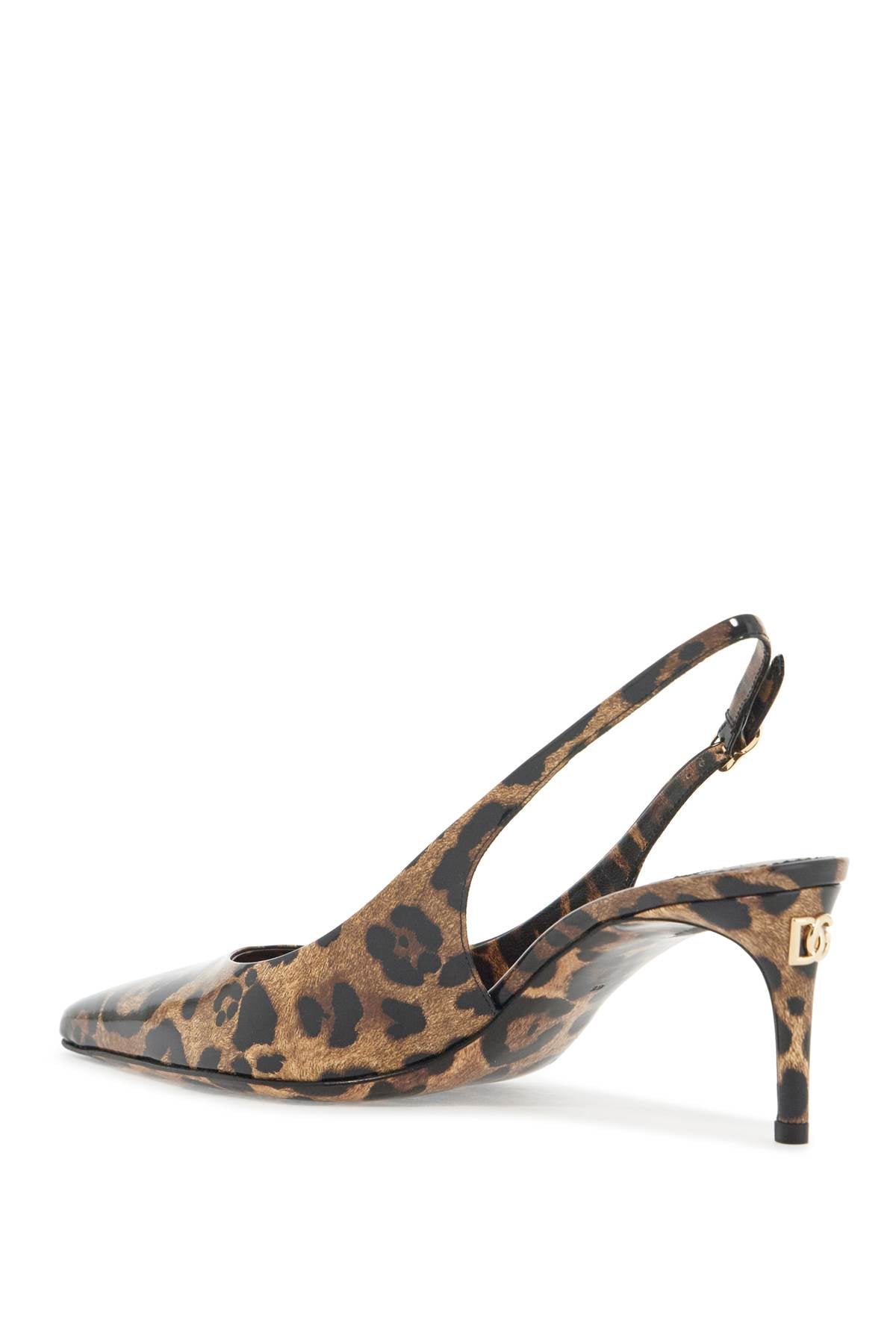 Dolce & Gabbana leopard print slingback