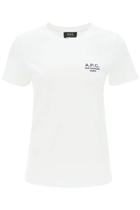 A.P.C. denise t-shirt with logo embroidery