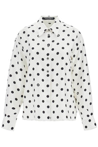 Dolce & Gabbana silk polka dot print blouse